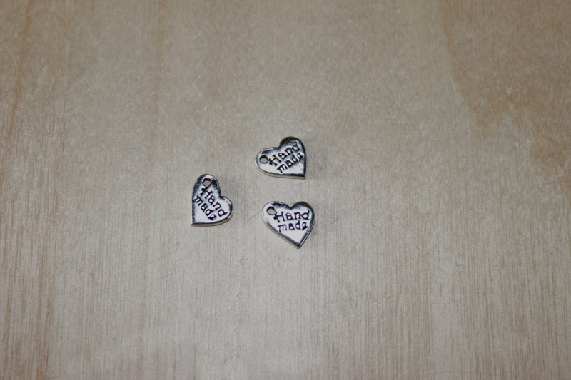 L-0803-123   Schild "Handmade" Herz asym.